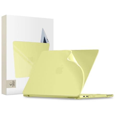 Tech-protect Softshell Case Per Macbook Neo 13 2026, Giallo Opaco - Foto 2