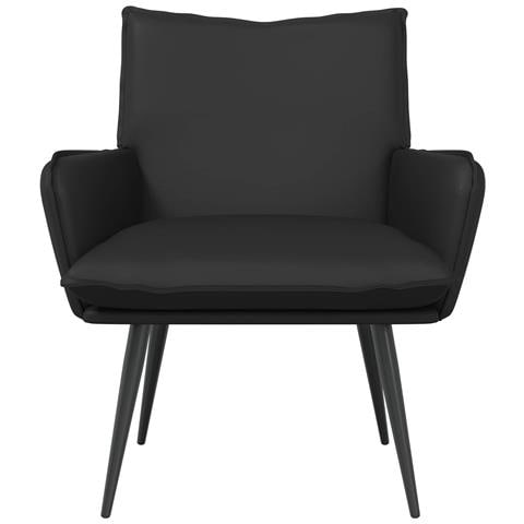 Poltrona Nero Similpelle - Foto 2