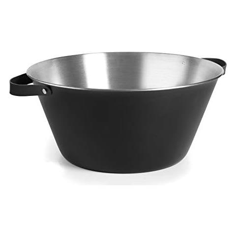 65450 Lavabo Moon Black, acciaio inox 18/10, 50 cm - Foto 1