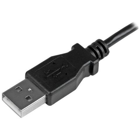 Cavo di ricarica e sincronizzazione micro USB da 1 m - USB-A a Micro B ad angolo sinistro - M / M - 0,25mm² - Foto 2