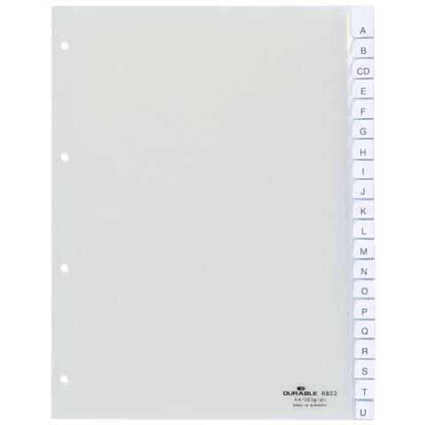 Divisorio 20 Tasti Fori 80x80x80 A4 Inserti Prestampati 0-20 Az Inclusi - Foto 1