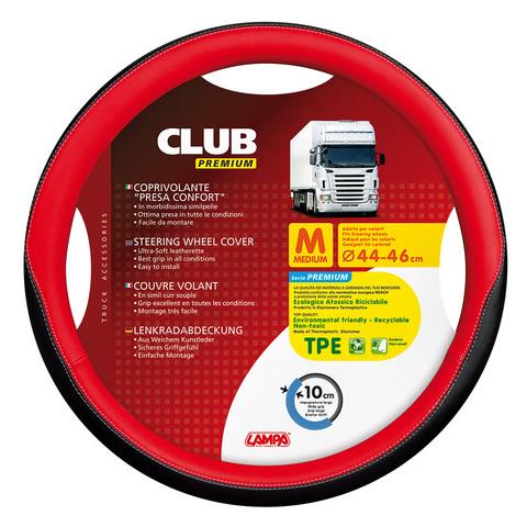 Coprivolante Club Premium Nero+rosso M 44-46 C - Foto 1