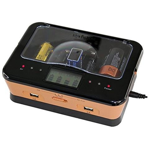Caricatore Universale Di Pile C / d / aa / aaa / 6lr61 Nicd Nimh + Alcaline + Usb - Foto 1