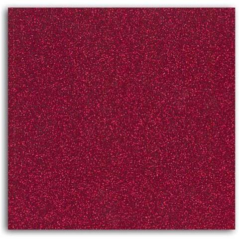Ferro Su Glitter Flex - Rosso - 30 X 21 Cm - Foto 1