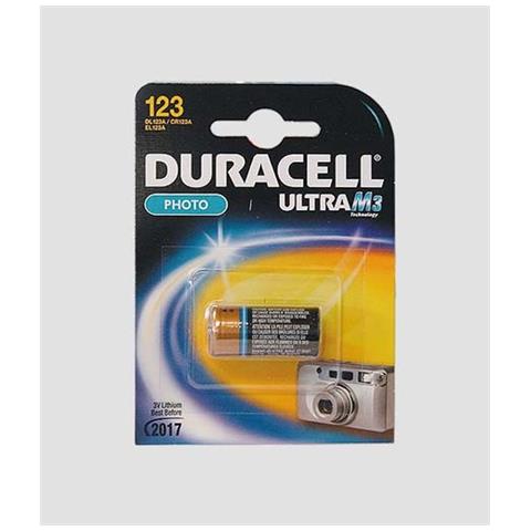 Pile Duracell Lithio Dl123 3v. -1pz Pz. 10 - Foto 1