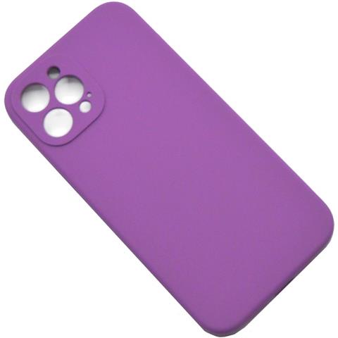 Custodia Tpu Silicone Lite Cover Soft-case Per Apple Iphone 12 Pro Max Purple - Foto 1