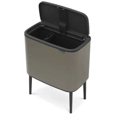 Bo Touch Bin - 2 Secchi Interni - 11 + 23 L - Platinum - Foto 1