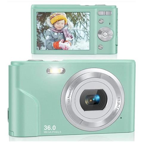 Fotocamera Digitale 1080p 48 Megapixel Zoom 16x Green - Foto 1