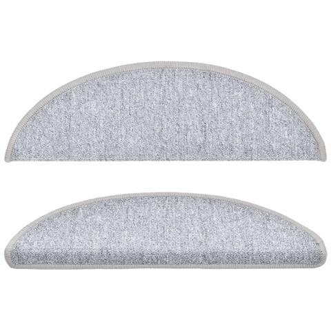 Tappetini per Scale 10 pz 56x17x3 cm Grigio Chiaro - Foto 2