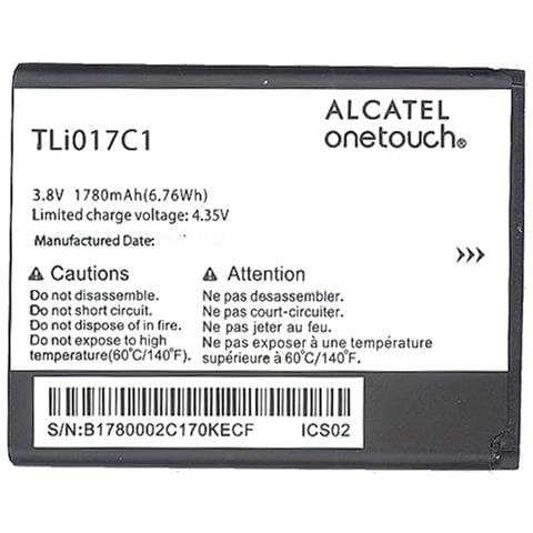 Batteria Litio Originale Tli017c1 - Tli017c2 Bulk Per Smart Speed 6 - Pixi 3 (4.5) - Foto 2