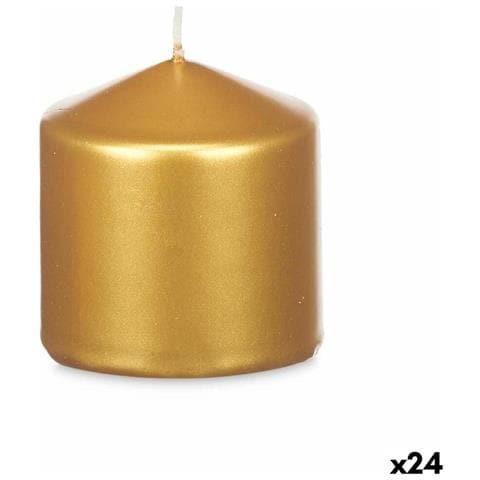 Candela Dorato 7 X 7,5 X 7 Cm (24 Unità) - Foto 1