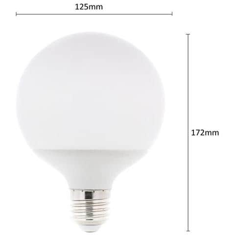Lampadina Led 22 Watt Lampada Globo Sfera Luce Naturale 4000k E27 - Foto 4