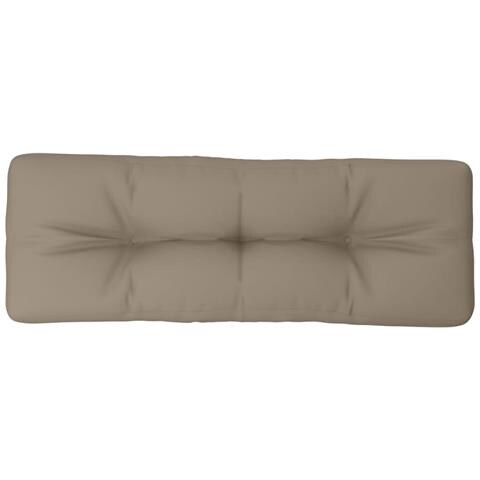 Cuscino Per Pallet Tortora 120x40x12 Cm In Tessuto - Foto 2