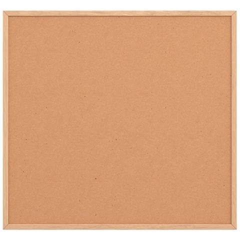 Tavola In Sughero Con Cornice Legno Massello Di Pino 60x55 Cm - Foto 3