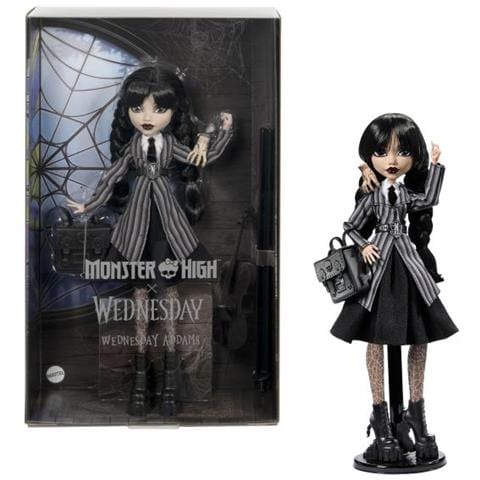 Mercoledì Addams In Uniforme - Bambola Con Cosa - - Hxj04 - Foto 1