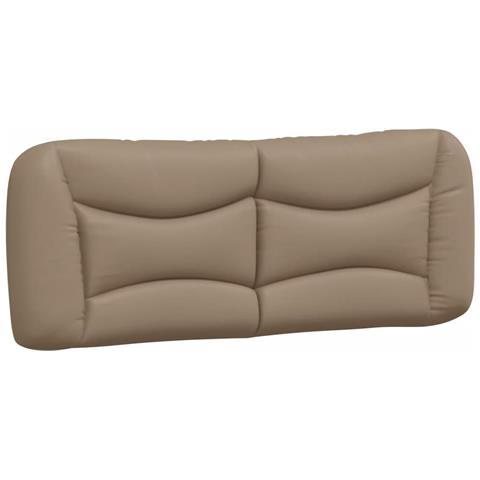 Lusso Casadino -  Cuscino Testiera Hvar Cappuccino 140 Cm In Similpelle - Foto 1