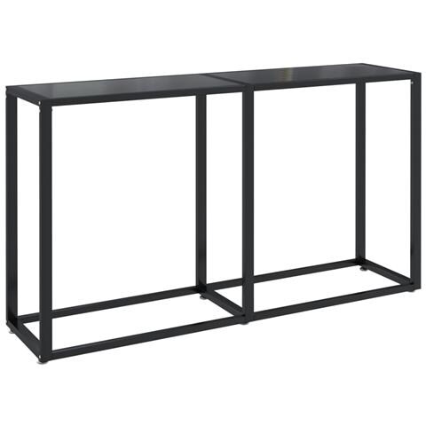 Lusso Casadino -  Tavolo Consolle Nero 140x35x75,5 Cm In Vetro Temperato - Foto 1