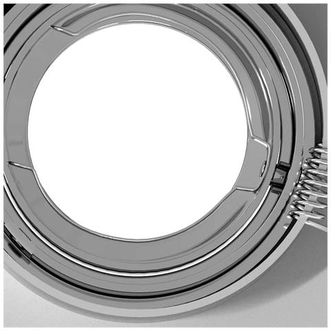 Faretti incassati 12 pz Quadrato GU10 Argento 91x91 mm - Foto 9