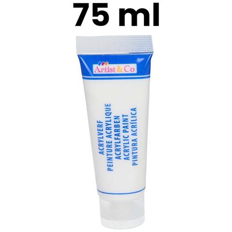 Set Di Pittura Acrilica 6 Tubetti 75 Ml Con Colori Essenziali, Multicolore - Foto 5