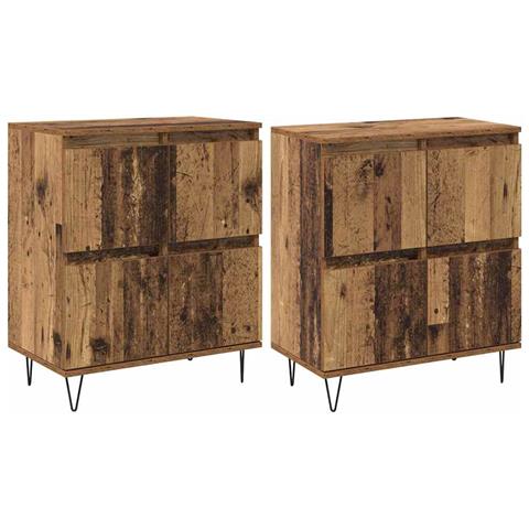 Sideboards 2 pcs Legno vecchio 120 x 35 x 70 cm - Foto 1