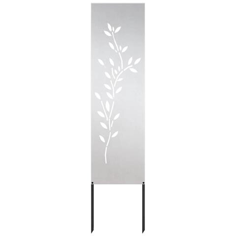 Pannello Decorativo da Giardino Altro Argento 32 x 140 cm - Foto 1