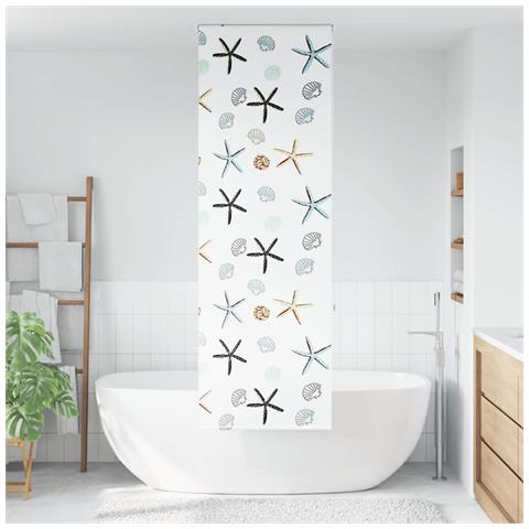 Tenda a Rullo Doccia 70x240 cm Larghezza Tessuto 66 cm - Foto 2