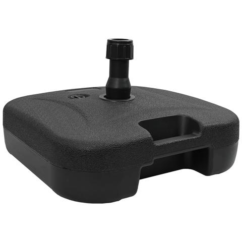 Base per Parasol da Esterno Nero 45 x 45 x 29.5 cm Plastica - Foto 1