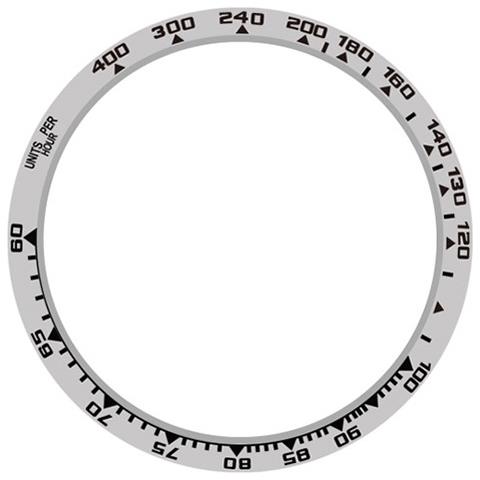 Lunetta In Acciaio Inossidabile Argento E Nero Da 45 Mm Compatibile Con Samsung Galaxy Watch 5 Pro - Foto 2