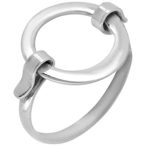 Anello ""unique Silver"" ""hole"" In Argento Sterling 925 - Foto 1