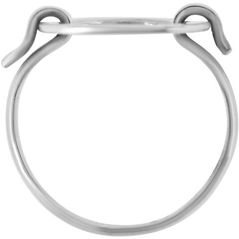 Anello ""unique Silver"" ""hole"" In Argento Sterling 925 - Foto 4