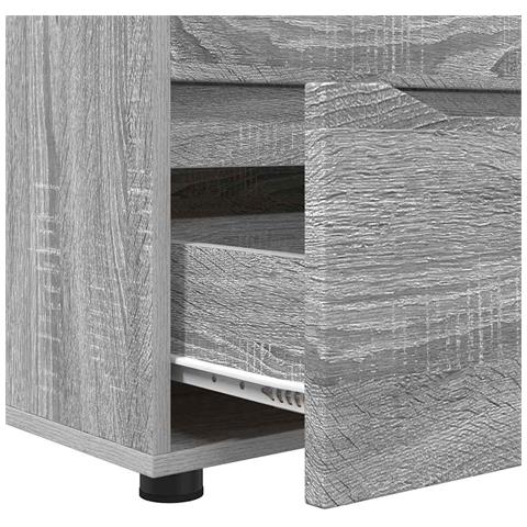 Armadio Grigio Sonoma 40 x 48 x 57 cm Legno multistrato - Foto 9