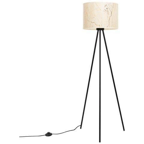 Lampada Da Terra Nevia In Marmo Sl. 1854 - Minimalist Lampada Da Terra Marmo Beige /nero 135x40x40 Cm - Foto 2