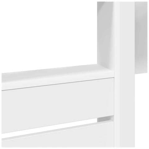 Letto a Castello per Bambini con materasso Bianco 100 x 200 cm - Foto 9