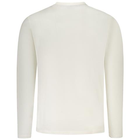 MAGLIETTA A MANICHE LUNGHE DA UOMO BIANCA - Colore: Bianco, Taglia: XL - Foto 2