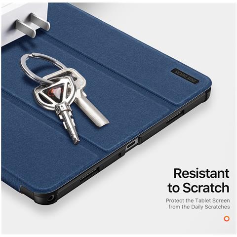 Cover per Galaxy Tab A11+ - Pelle /PU, Blu, Auto Wake /Sleep - Foto 2