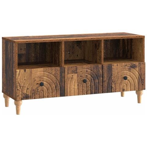 Mobile TV Legno vecchio 102 x 34,5 x 50 cm Legno ingegnerizzato - Foto 1