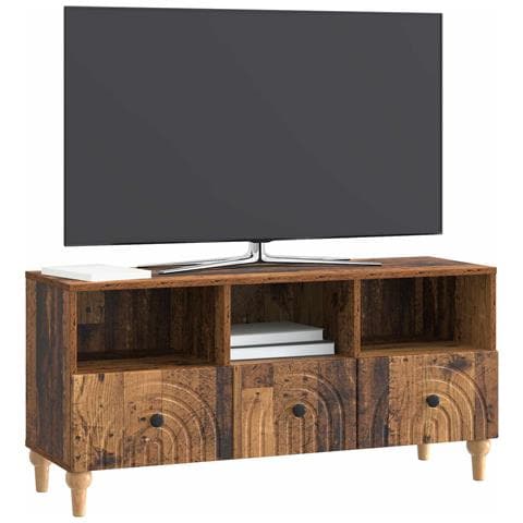 Mobile TV Legno vecchio 102 x 34,5 x 50 cm Legno ingegnerizzato - Foto 2