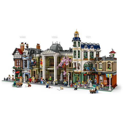 ICONS 11371 Via dello Shopping, Kit di Modellismo Modulare per Adulti, 7 Minifigure, Decorazione Fai da Te, Idea Regalo - Foto 38