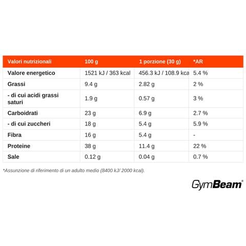 Proteine di canapa BIO 500 g Cioccolato - Foto 2