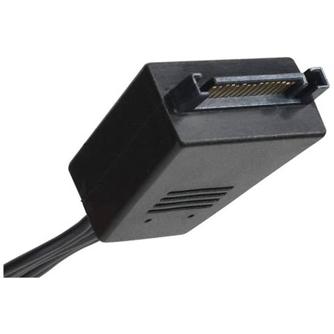 Cavo Adattatore di Alimentazione e Condensatore Sata Nera SST-CP06. - Foto 2