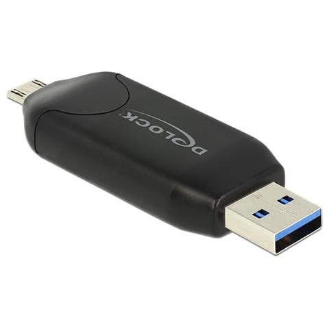 91734 USB / Micro-USB Nero lettore di schede - Foto 1