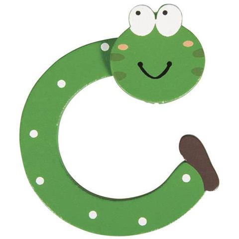 Lettera Legno Bimbi, Fsc Mix Credit, 4,5x5,5 Cm, C - Foto 1