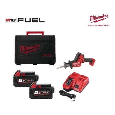 Carburante Milwaukee M18 Fhz-502x Sega A Sciabola Compatta - 2 Batterie 18v 5.0 Ah - 1 Caricabatterie M12-18fc 493345988 - Foto 6