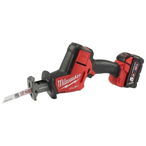 Carburante Milwaukee M18 Fhz-502x Sega A Sciabola Compatta - 2 Batterie 18v 5.0 Ah - 1 Caricabatterie M12-18fc 493345988 - Foto 1