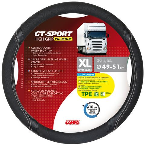 Coprivolante Tpe Gt-sport Xl 49-51cm Nero / Silve - Foto 1