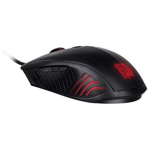 Tastiera Gaming USB Tt eSPORTS Retroilluminata Colore Nero (Layout Tedesco) + Mouse - Foto 5
