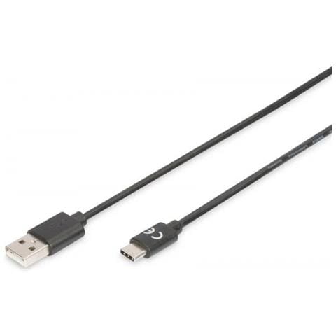 Cavo Usb 2.0 Tipo C-a  Mt 1,80 Nero - Foto 1