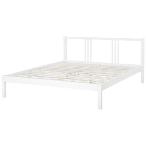 Letto Piazza E Mezza In Legno Bianco 140x200cm Vannes - Foto 17