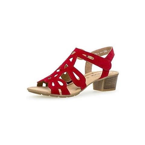 Sandali Donna Gabor Con Cinturino - Scarpe Estive Basse, Chiuse, Casual - Chiusura A Strappo - Larghezza Media (WMS) - Comode Per Ogni Giorno
