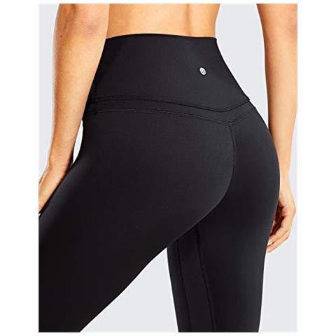 Nudo Delle Donne Sentirsi Vita Alta Stretta Yoga Pants Lavoro In Palestra Leggings-25 Pollici Nero-r009 6 - Foto 4